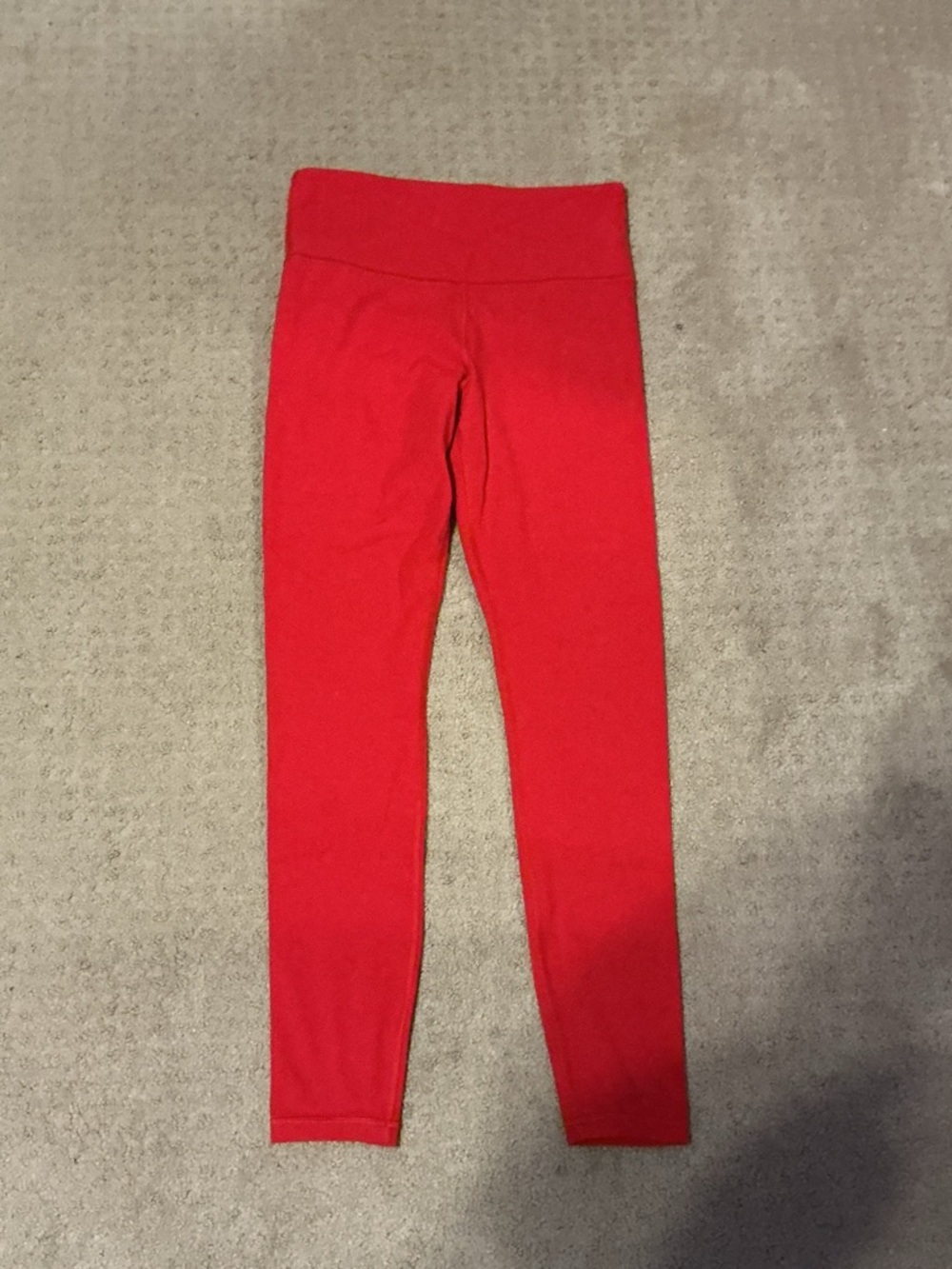 Athleta Bright Red High-Waist Leggings